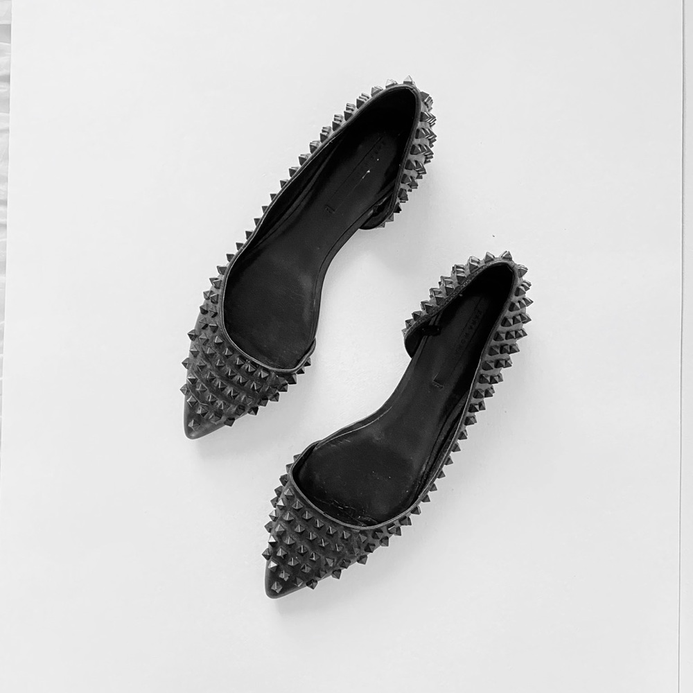 Zara Studded Flats
